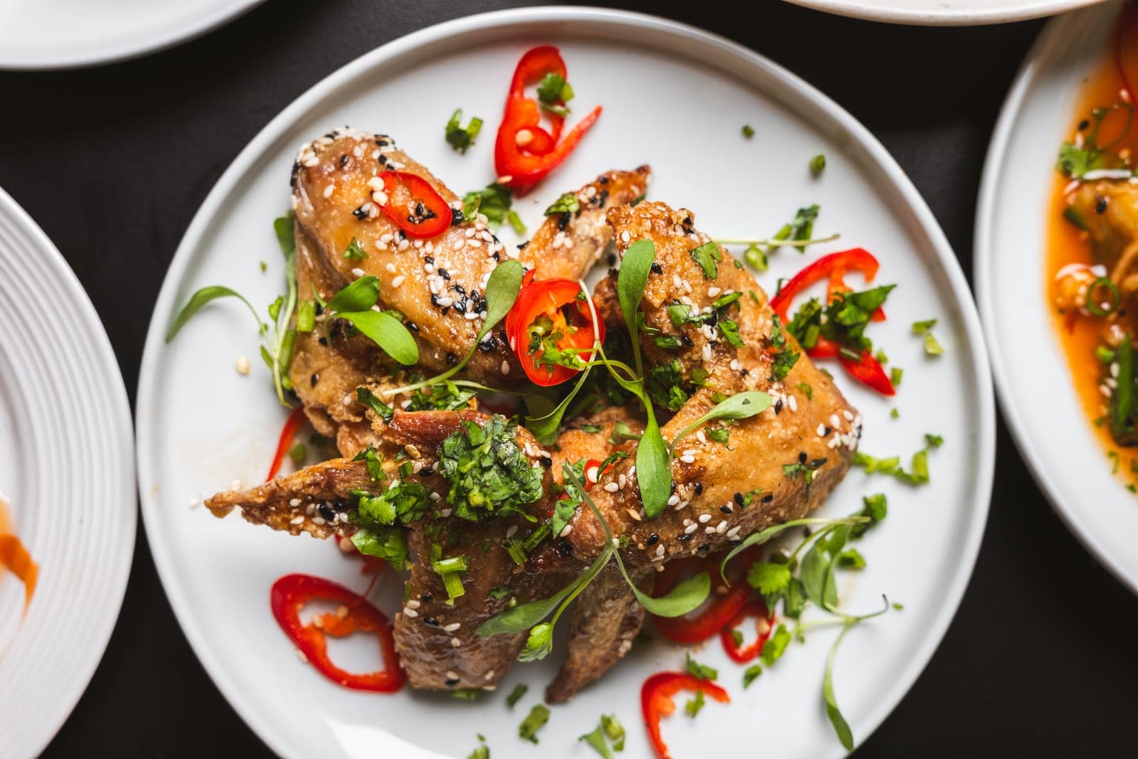 Crispy fried fish tumbled with fresh chili